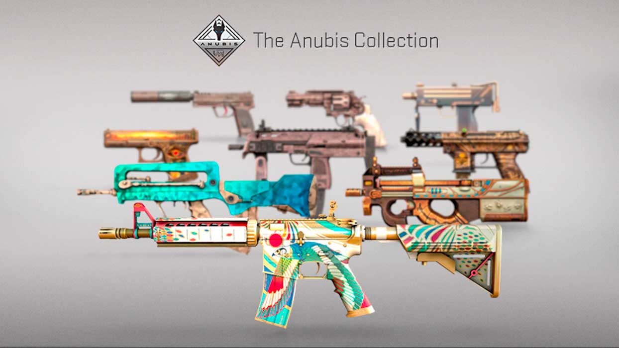 Anubis case collection, csgo skins