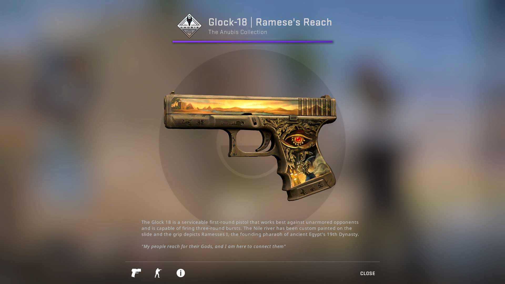 Glock-18 Ramese's Reach csgo skin