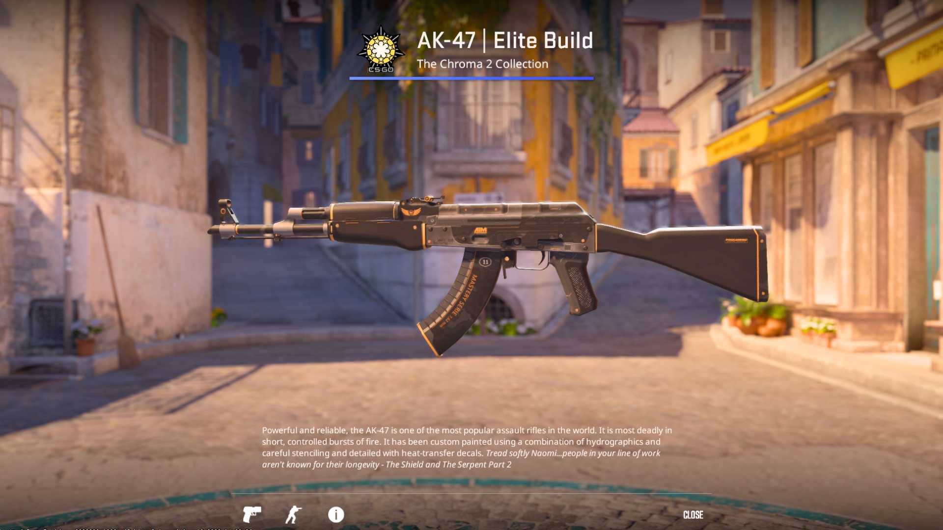 Elite Build skin AK47, cs2 skins