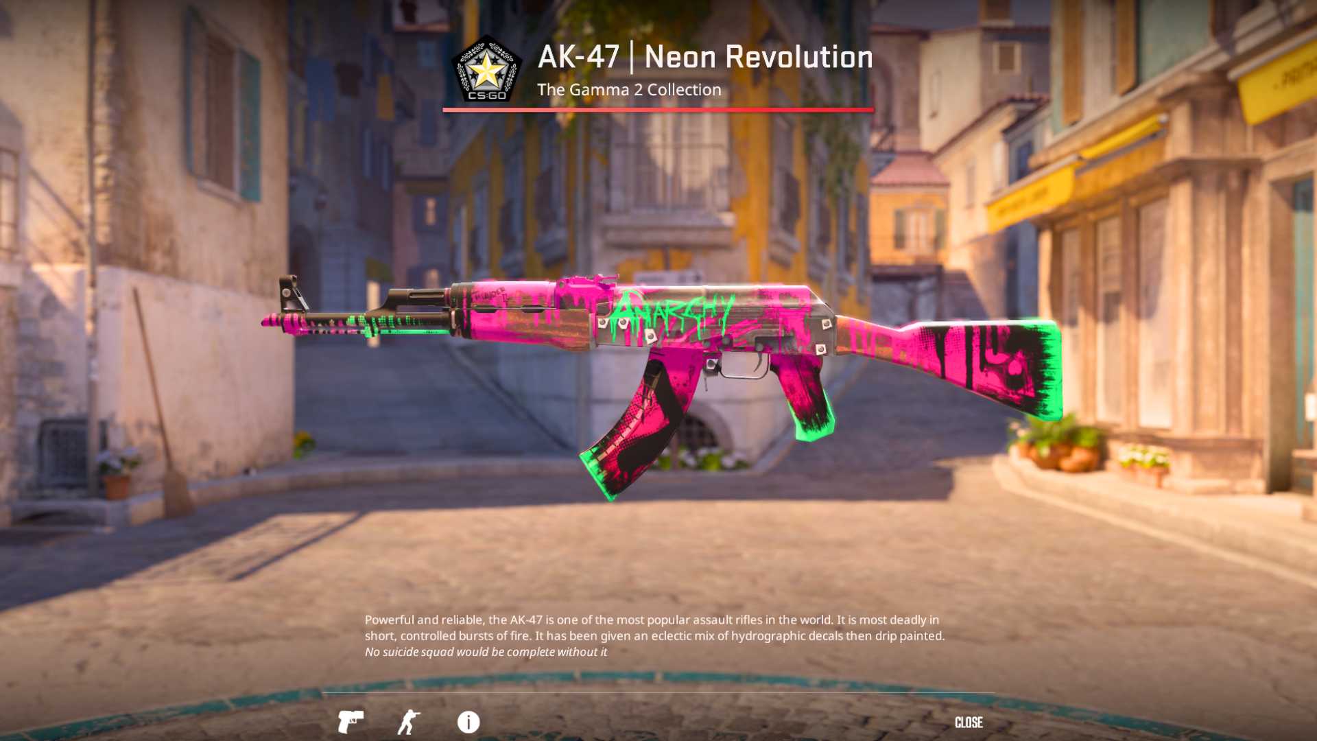 Neon Revolution skin AK47, cs2 skins