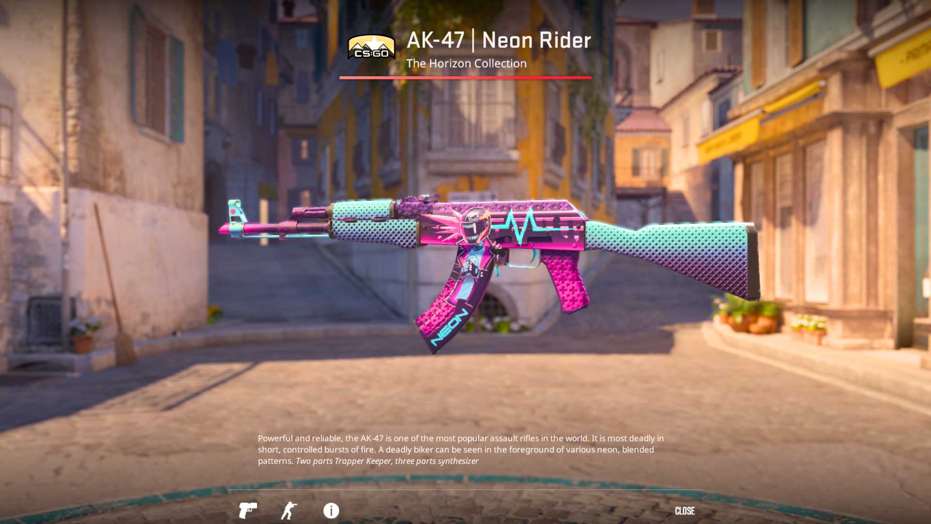 Neon Rider skin AK47, cs2 skins