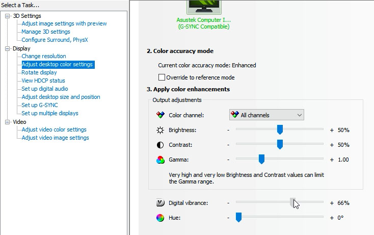 Nvidia settings to make cs2 more colorful and vibrant