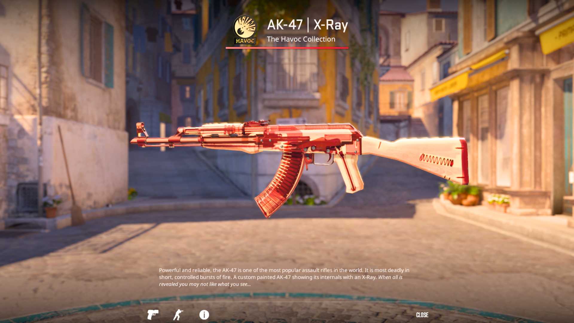 X-Ray skin AK47, cs2 skins